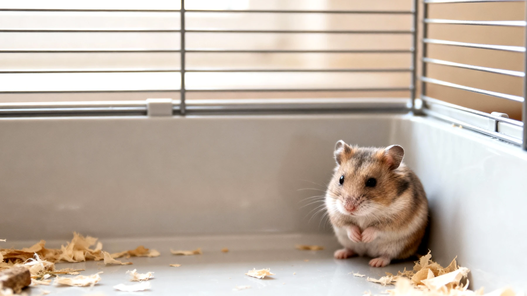 Hamster benötigen artgerechte Beschäftigung und Spielmöglichkeiten in ihrem Gehege, da sie von Natur aus sehr aktive und neugierige Tiere sind, die ohne ausreichende Stimulation Verhaltensstörungen entwickeln können"