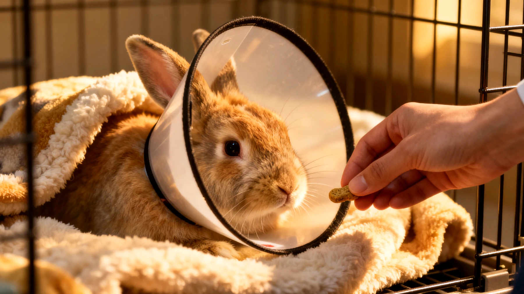 Kaninchen zeigen nach der Kastration oft Verhaltensänderungen und benötigen spezielle Trainingsansätze, um wieder Vertrauen aufzubauen und gesunde Verhaltensmuster zu etablieren, insbesondere während der Genesungsphase wo Bewegung eingeschränkt sein muss"